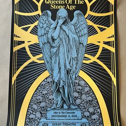 QUEENS OF THE STONE AGE Catacombs Concert Poster 11/11/25 Dolby Theatre Los Angeles LA Hollywood Limited Edition #/250 SOLD OUT