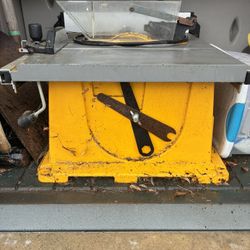 Dewalt Table Saw DW744 Type 2 Construction 