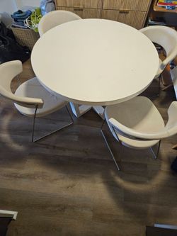 Dining table with chairs