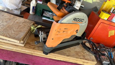 Ridgid Shop Saw 14” Heavy Duty Used In Perfect Conditions 135 Dls 