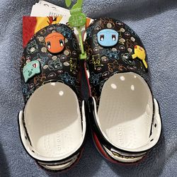 Pokémon Crocs children size 9
