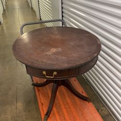 Vintage Wood Round Table Free Local Delivery Available