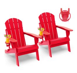 Folding-Adirondack-Chairs Set of 4