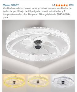 Fan with light 20"