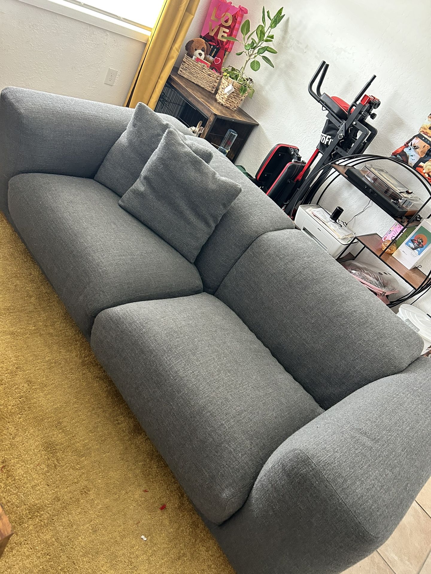 Dark Grey Sofa - Design Within Reach Kelston Sofa