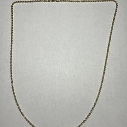 18k Gold Rope Chain