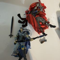 Kaiyodo Fist of The North Star 200x Action Figure Ryuga  + Guardian Force Gilgamesh Kotobukiya 