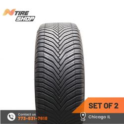 Set of 2 Used  9.5/32    245/50R19  105V  Michelin  CrossClimate 2