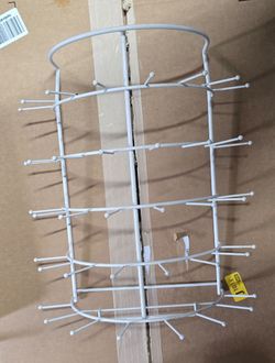 White & Black Wire Display Racks