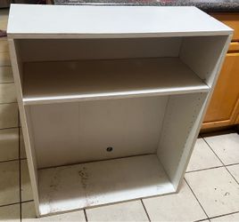 White bookshelf