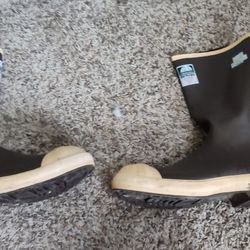 Servus xtratuf work boots Alaska fishing crab size 14 hunting rubber warm hard toe