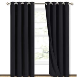 2 Panels Black 52x84