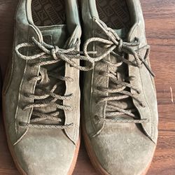 Puma Basket Suede Burnt Olive 8.5 