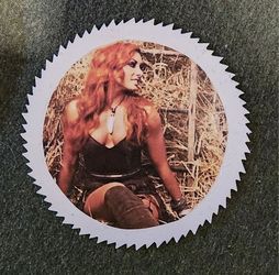 Becky Lynch Wrestling Decorative Saw Blade Wall Art WWE