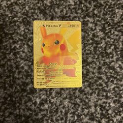 Gold Pikachu V