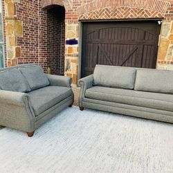 Great Comfy High Quality Sofa With Loveseat Set 