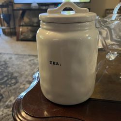 Rae Dunn Tea Canister