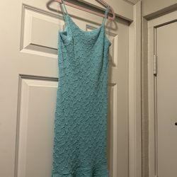 Teal dress