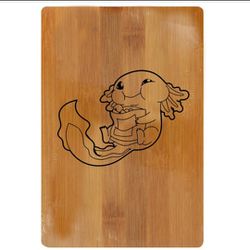 Axolotl Cutting Board 