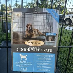 Brand New 2 Door Wire Crate 