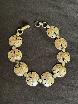 Sterling Silver Sand Dollar Bracelet