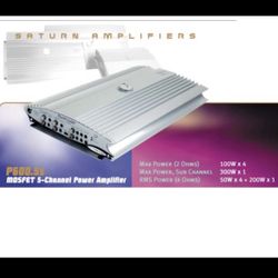 Planet Audio 700Watt 5 Channel Amplifier Well Taken Care Of And Works Amazing 