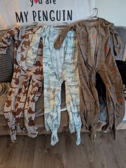 Boys footed pjs