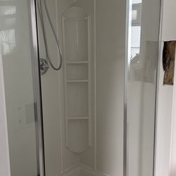 Angle Shower Door