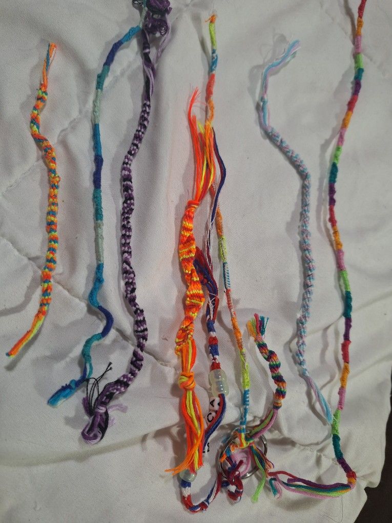 Handmade Embroidery Floss Friendship Bracelets