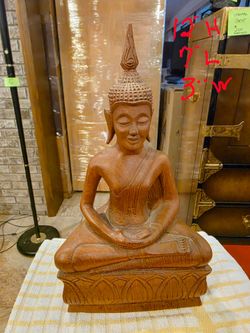 Teak Statue