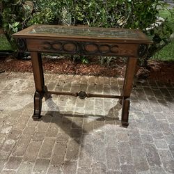 Wood Console Table