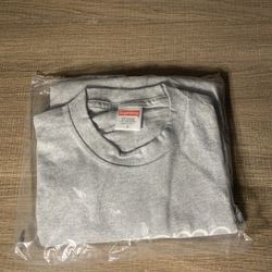 Supreme Shop Tee Heather Grey Size Small
