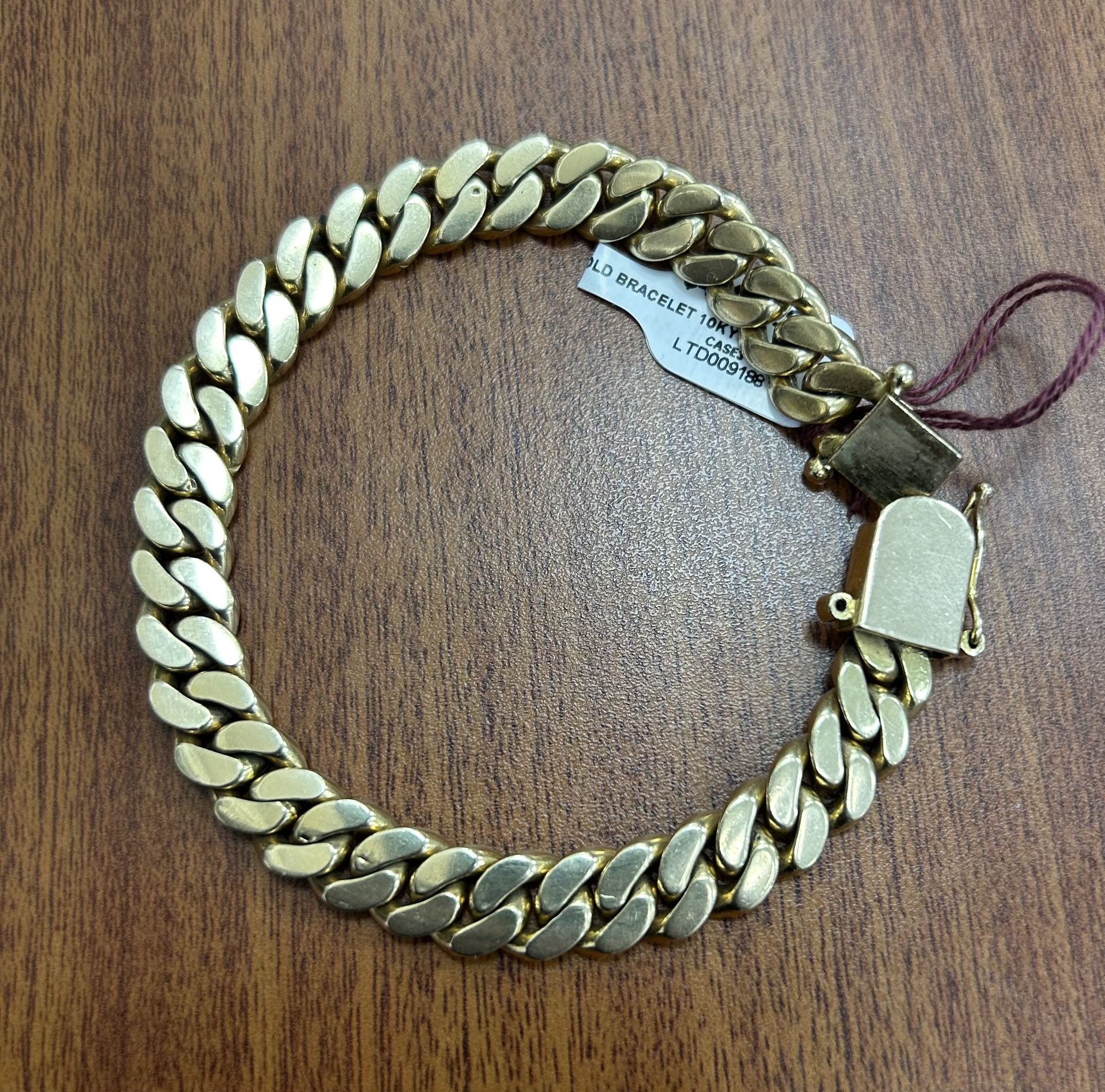 10kt Gold Cuban Bracelet