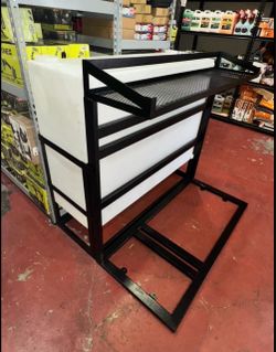 Heavy-Duty Metal 2 piece Rack / 100 gallon slim water tank combo
