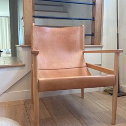 Light Brown Leather Chair