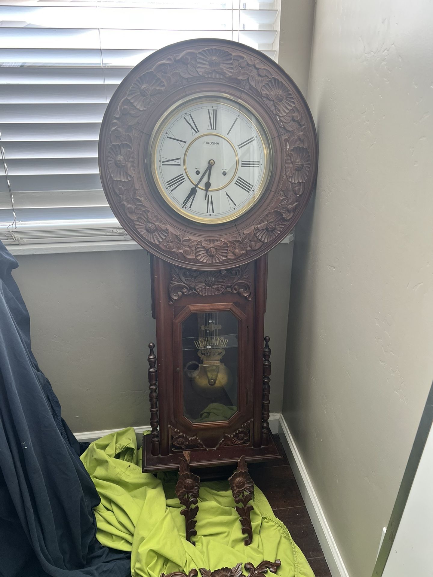Eikosha Regulator Antique Clock From Japan