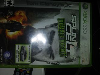 Xbox 360 SPLINTER CELL DOUBLE AGENT VIDEO GAME! LIKE NEW!
