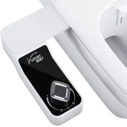 Bidet Attachment for Toilet - A Non-Electric Self Cleaning Water Sprayer with Adjustable Water Pressure, Ultra-Slim Bidet Attachment, Rear and Feminin