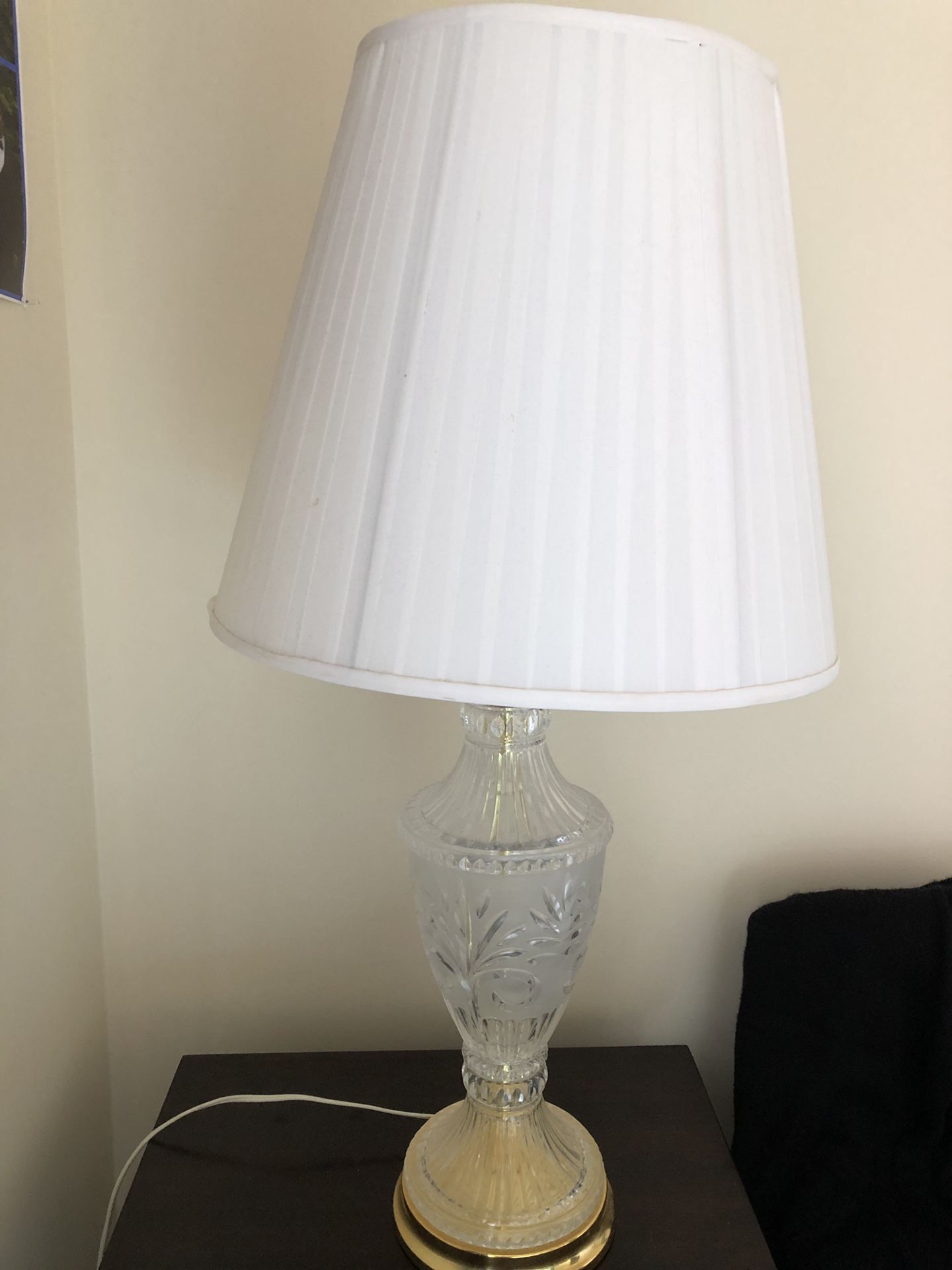 Crystal table lamps (2 for $15)