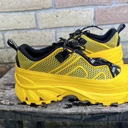 Burberry arthur sneaker yellow discount