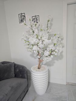 Luxury Artificial White Cherry Blossom
