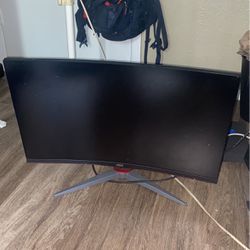 AOC 27inch 240 hert curved gaming monitor