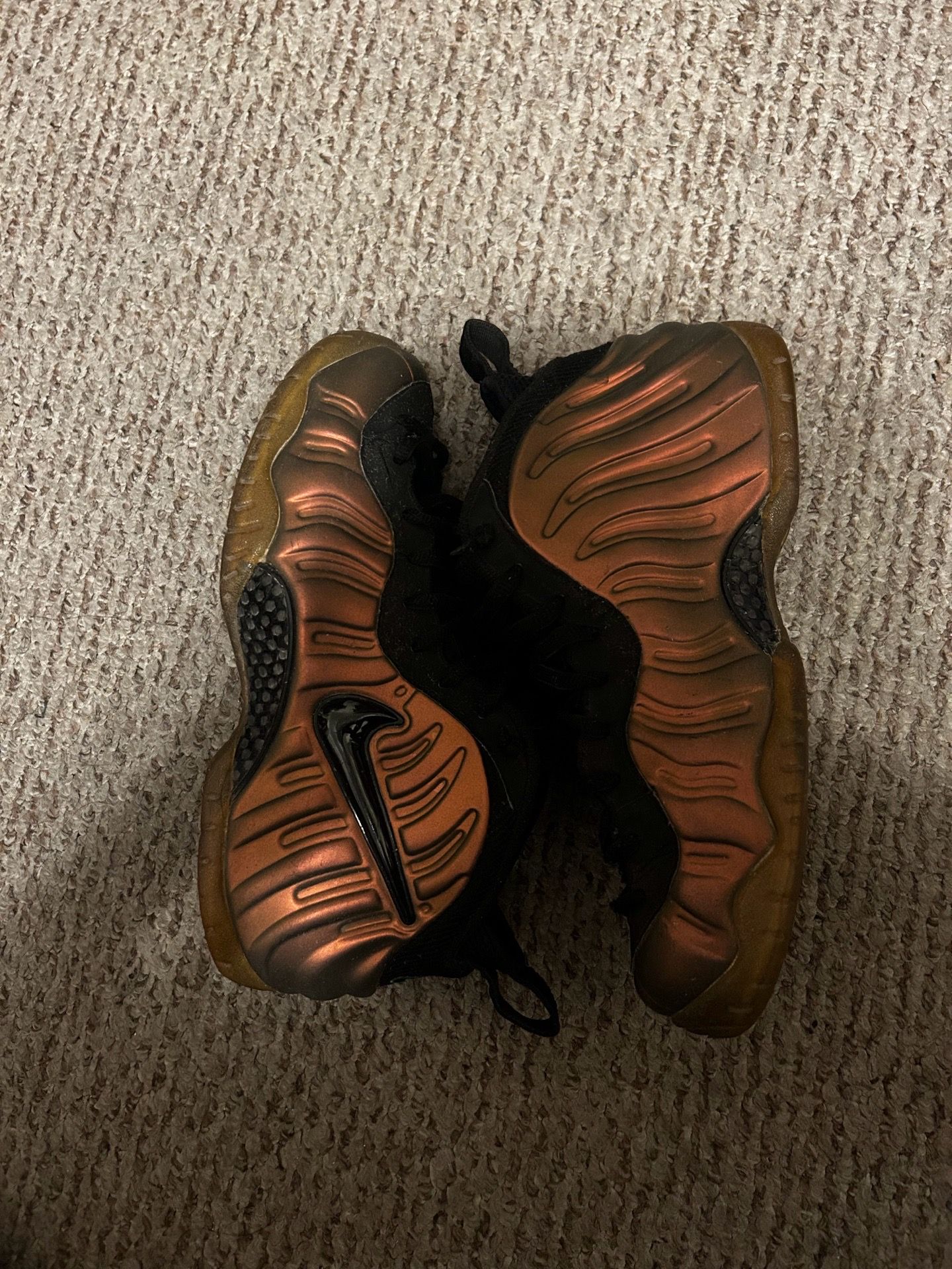 Nike Air Foamposite 2012 Pro Gym Green/Copper Sneaker Size 9 - No Box