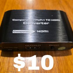 Component to HDMI Converter 1080P