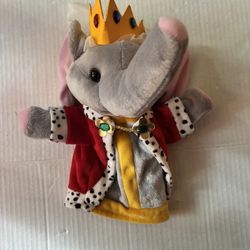 Elephant King Hand Puppet