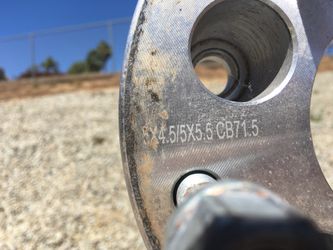 Aluminum 3” Pattern Conversion From 5X4.5 To 5x5.5