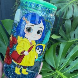 Coraline Snow Globe Tumbler 💙✨
