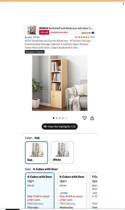 Corner book case