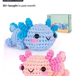 Crochetta Crochet Kit for Beginners, Crochet Starter Kit w Step-by-Step Video Tutorials, Easy Beginner Crochet Kit for Adults & Kids, Women & Men, Com