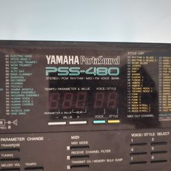 Yamaha PortaSound Keyboard PSS-480 With Sta